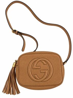Gucci Tan Soho Disco Crossbody Bag